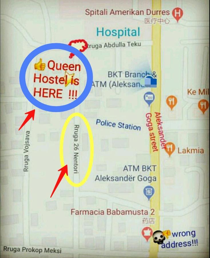 Queen Hostel Дуррес Экстерьер фото